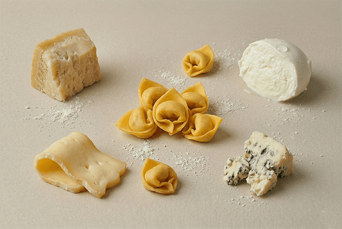 Four Cheese Tortellini — filled pasta for professional kitchens