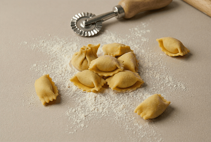Ravioli Plin — filled pasta for professional kitchens