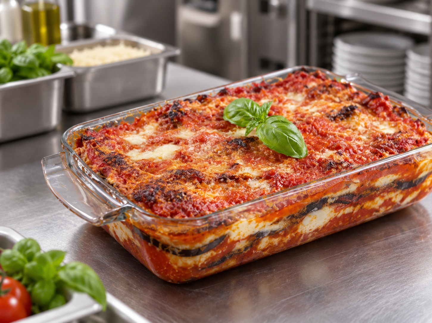 Eggplant Parmigiana — culinary solutions for professional kitchens